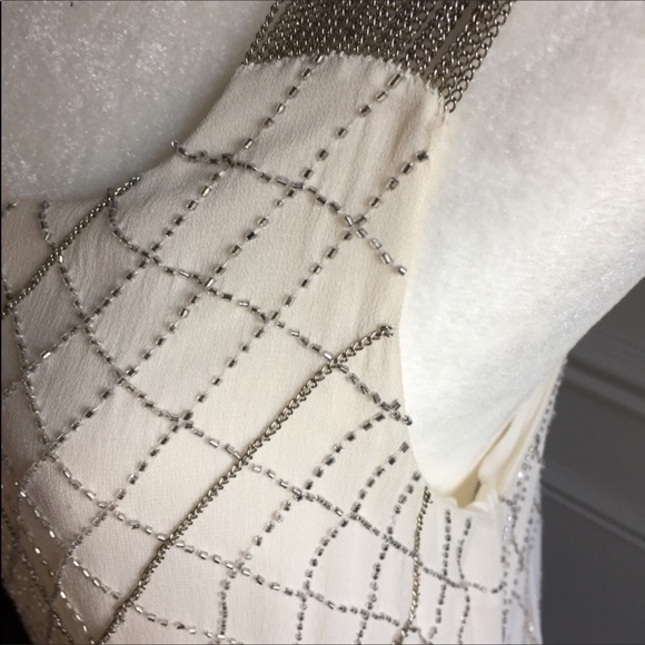 Silk beaded dress - Picture 5 of 6